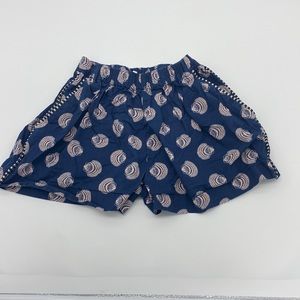 Crewcuts Girls Shell Print Shorts